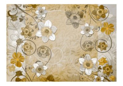Papier peint intissé panoramique fleurs springtime... 400x280 cm