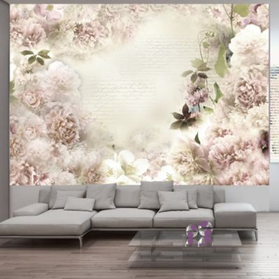 Papier peint intissé panoramique fleurs subtle scent 100x70 cm