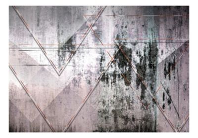 Papier peint intissé panoramique geometric wall 350x245 cm