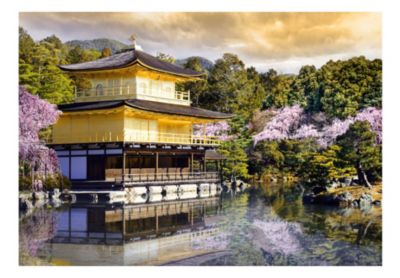 Papier peint intissé panoramique orient paysage japonais 200x140 cm