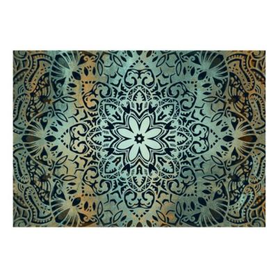 Papier peint intissé panoramique orient the flowers of calm 150x105 cm