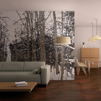 Papier peint intissé panoramique paysage arbres - automne 350x270 cm