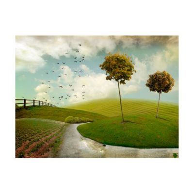 Papier peint intissé panoramique paysage automne - paysage 300x231 cm