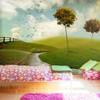 Papier peint intissé panoramique paysage automne - paysage 400x309 cm