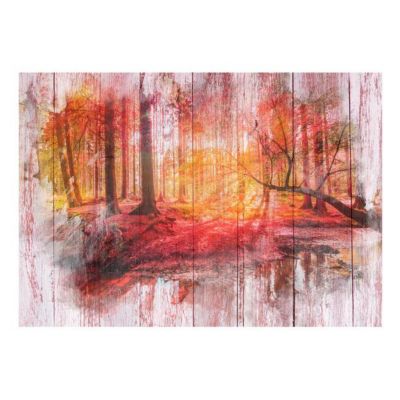 Papier peint intissé panoramique paysage autumnal forest 400x280 cm