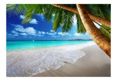 Papier peint intissé panoramique paysage île tropicale 400x280 cm