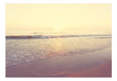 Papier peint intissé panoramique paysage morning on the beach 250x175 cm