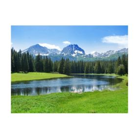 Papier peint intissé panoramique paysage national park durmitor, montenegro 400x309 cm