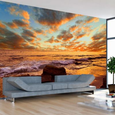 Papier peint intissé panoramique paysage paysage marin, turquie 350x270 cm
