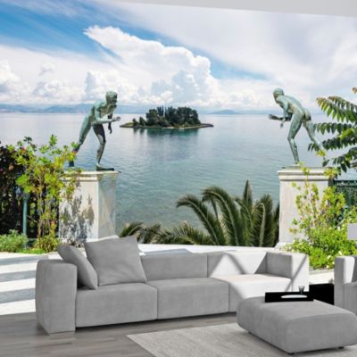 Papier peint intissé panoramique paysage porte du paradis 250x175 cm
