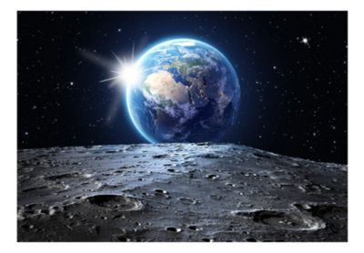 Papier peint intissé panoramique paysage view of the blue planet 400x280 cm
