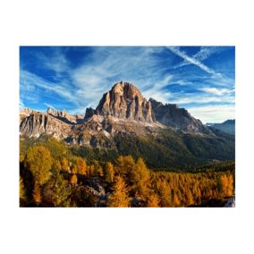 Papier peint intissé panoramique paysage vue merveilleuse sur les dolomites 300x231 cm