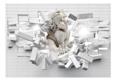 Papier peint intissé panoramique personnes modern cherub 400x280 cm