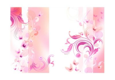 Papier peint intissé panoramique rose passion 400x280 cm