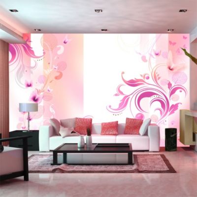 Papier peint intissé panoramique rose passion 400x280 cm