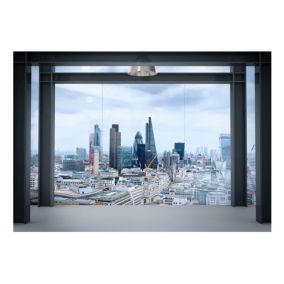 Papier peint intissé panoramique ville et architecture city view - london 200x140 cm