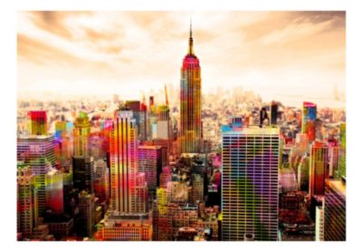 Papier peint intissé panoramique ville et architecture colors of new york city iii 250x175 cm