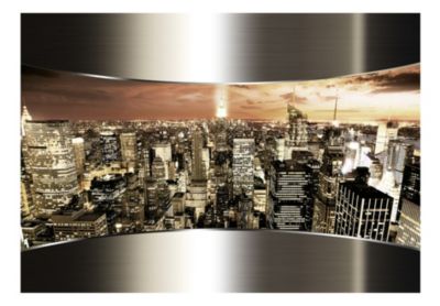 Papier peint intissé panoramique ville et architecture panorama de new york 400x280 cm