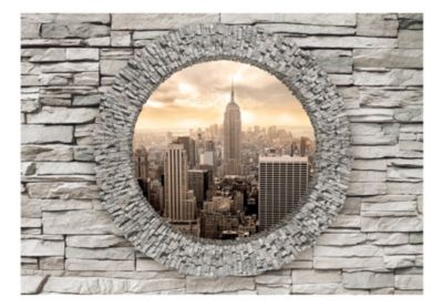 Papier peint intissé panoramique ville et architecture secret window 300x210 cm