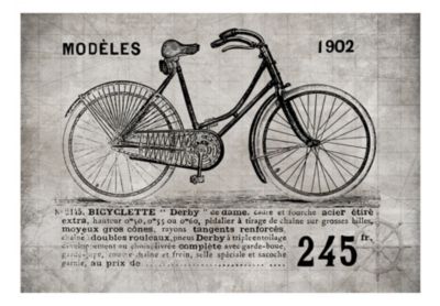 Papier peint intissé panoramique vintage et retro bicycle (vintage) 400x280 cm