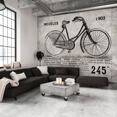 Papier peint intissé panoramique vintage et retro bicycle (vintage) 400x280 cm