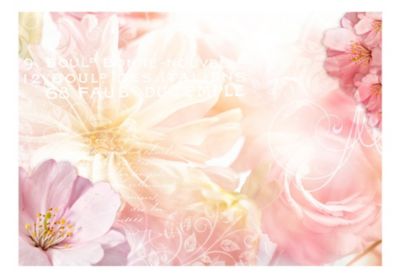 Papier peint intissé panoramique vintage et retro romantic message 400x280 cm