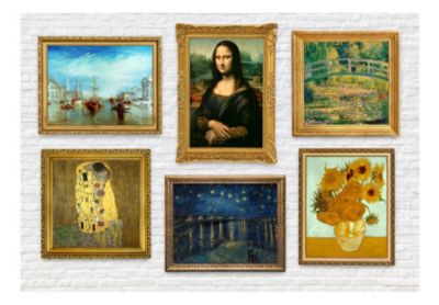 Papier peint intissé panoramique vintage et retro wall of treasures 350x245 cm