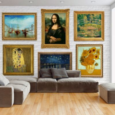 Papier peint intissé panoramique vintage et retro wall of treasures 350x245 cm