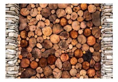 Papier peint intissé panoramique wooden gate 400x280 cm