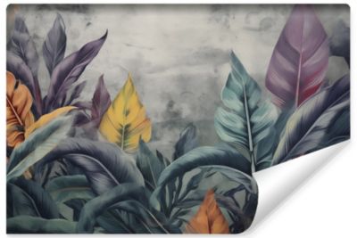 Papier Peint Intissé Photo FEUILLES Plantes Nature Pour Chambre 135cm x 90cm