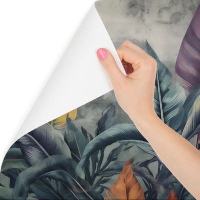 Papier Peint Intissé Photo FEUILLES Plantes Nature Pour Chambre 135cm x 90cm