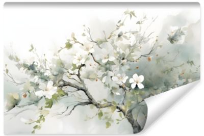 Papier Peint Intissé Photo FLEURS DE CERISIER Nature Pour Salon 520cm x 318cm