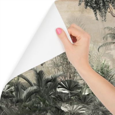 Papier Peint Intissé Photo FORÊT Tropicales Vintage Photo Pour Chambre 360cm x 240cm