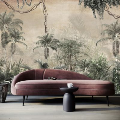 Papier Peint Intissé Photo FORÊT Tropicales Vintage Photo Pour Chambre 360cm x 240cm