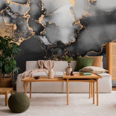 Papier Peint Intissé Photo MARBRE Motif Abstraction Pour Chambre 135cm x 90cm