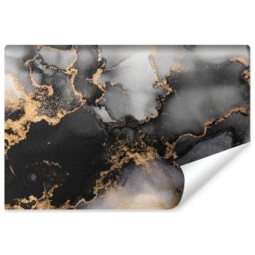 Papier Peint Intissé Photo MARBRE Motif Abstraction Pour Chambre 360cm x 240cm