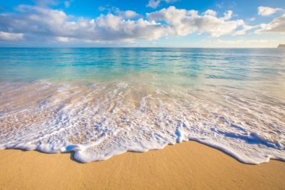 Papier Peint Intissé Photo Mural Pour Salon MER Plage Nuages Nature Paysage 3D 400cm x 280cm