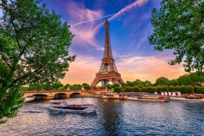 Papier Peint Intissé Photo Mural TOUR EIFFEL Paris Architecture Panorama 3D 90cm x 60cm