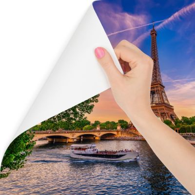 Papier Peint Intissé Photo Mural TOUR EIFFEL Paris Architecture Panorama 3D 90cm x 60cm