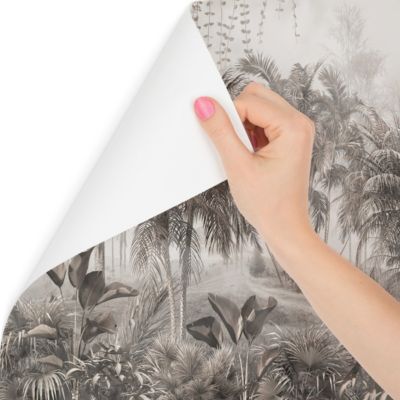 Papier Peint Intissé Photo Pour Chambre JUNGLE Plantes Tropicales 360cm x 240cm