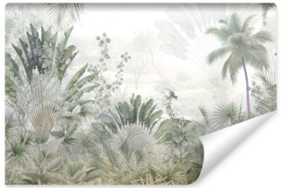 Papier Peint Intissé Photo Pour Chambre PLANTES Tropicales Feuilles 368cm x 254cm