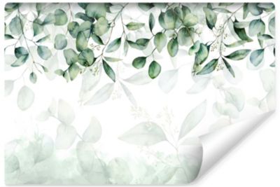Papier Peint Intissé Photo Pour Salon FEUILLES Plantes 400cm x 280cm