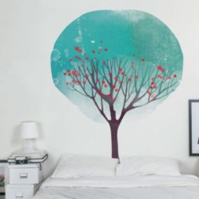 Papier peint intissé pré-encollé fresques géantes - ARBRE ABSTRAIT - 95x90cm