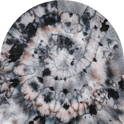 Papier peint intissé pré-encollé fresques géantes - ARCHE TEINTURE ABSTRAITE SOMBRE - 90x90cm