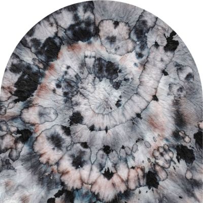 Papier peint intissé pré-encollé fresques géantes - ARCHE TEINTURE ABSTRAITE SOMBRE - 90x90cm