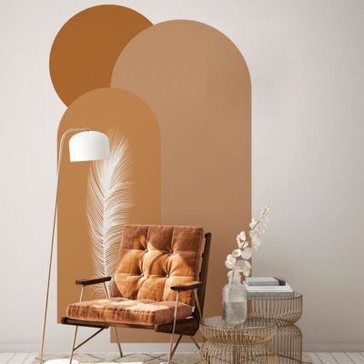 Papier peint intissé pré-encollé fresques géantes - ARCHES ET PLUME DU DÉSERT - 100x60cm