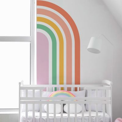 Papier peint intissé pré-encollé fresques géantes - DEMI ARCHE ARC-EN-CIEL - 90x30cm