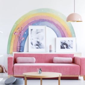 Papier peint intissé pré-encollé fresques géantes - FRESQUE ARC-EN-CIEL - 85x60cm