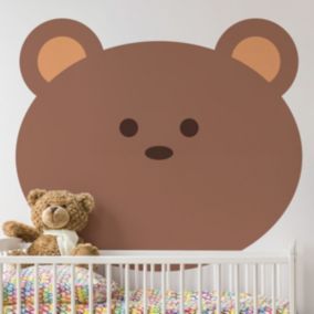 Papier peint intissé pré-encollé fresques géantes - OURSON - 115x120cm