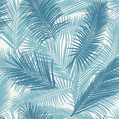 Papier peint intissé Tropical bleu Castorama